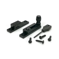 Black Mushroom Quadrant Fastener - Narrow