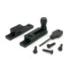 Black Prestbury Quadrant Fastener - Narrow