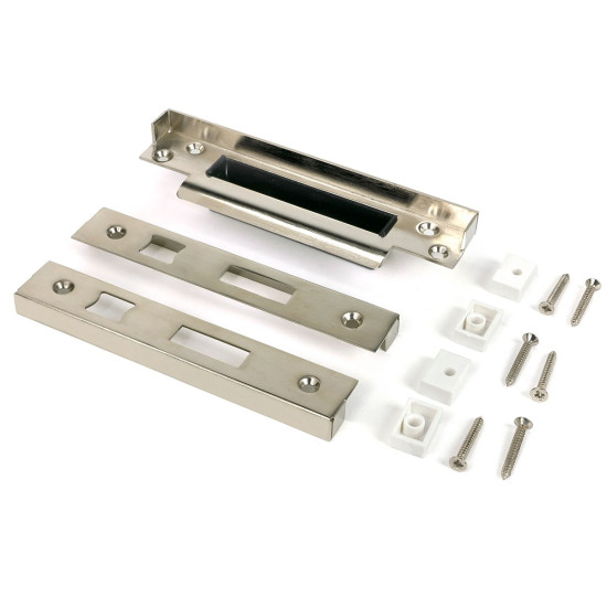 Polished Nickel 1/2" Rebate Kit for Sash Lock