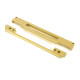 Polished Brass 1/2" Rebate Kit for Euro Din Sash Lock