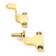 Polished Brass Reeded Stay (Steel Window)