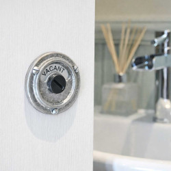 Kirkpatrick 1150 Bathroom Privacy Bolt - Pewter Finish