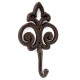 Large Intricate Fleur De Lys Hook