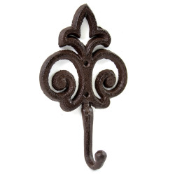 Large Intricate Fleur De Lys Hook
