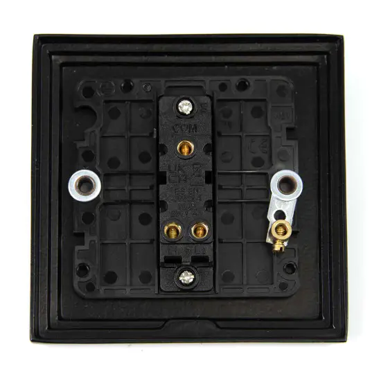 Black Single Light Switch