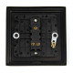Black Single Light Switch
