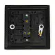 Black Single Light Switch