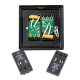 Black Double Dimmer Switch