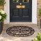 Oval Scroll Door Mat