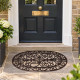 Oval Scroll Door Mat