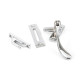 Polished Chrome Pear Drop Casement Fastener