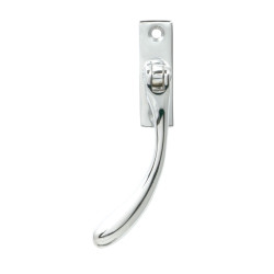 Polished Chrome Slim Peardrop Espagnolette Casement Fastener