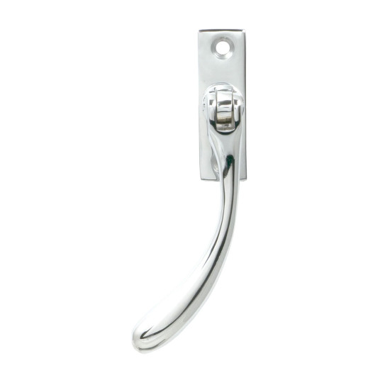 Polished Chrome Slim Peardrop Espagnolette Casement Fastener