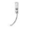 Polished Chrome Slim Peardrop Espagnolette Casement Fastener