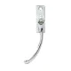 Polished Chrome Slim Peardrop Espagnolette Casement Fastener
