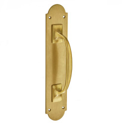 Pull Handle On Shaped Plate