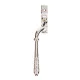 Reeded Espagnolette Casement Fastener - Polished Nickel