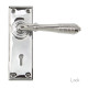 Reeded Lever - Polished Chrome