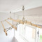 Six Lath Victorian Kitchen Maid® Pulley Clothes Airer