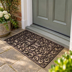 Victorian Design Rectangular Door Mat