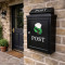 White Rose Wall Mounted Post Box