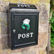 White Rose Wall Mounted Post Box