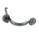 Cottage Door Hinge and Latch Set - Pewter finish