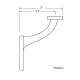Kirkpatrick 3498 Handrail Bracket