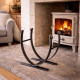 Hand Forged Jacobean Log Basket