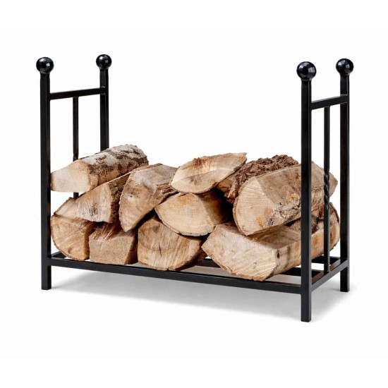 Matt Black Rectangular Log Holder