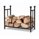Matt Black Rectangular Log Holder