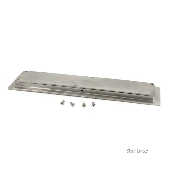 Art Deco Rectangular Pull Satin Marine Stainless Steel