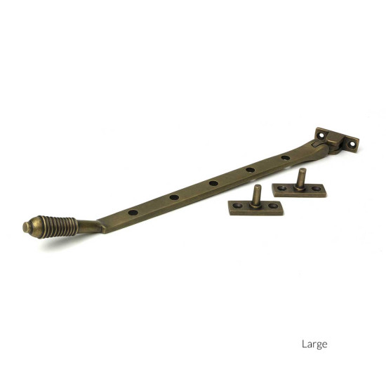 Burnished Brass Reeded Stay