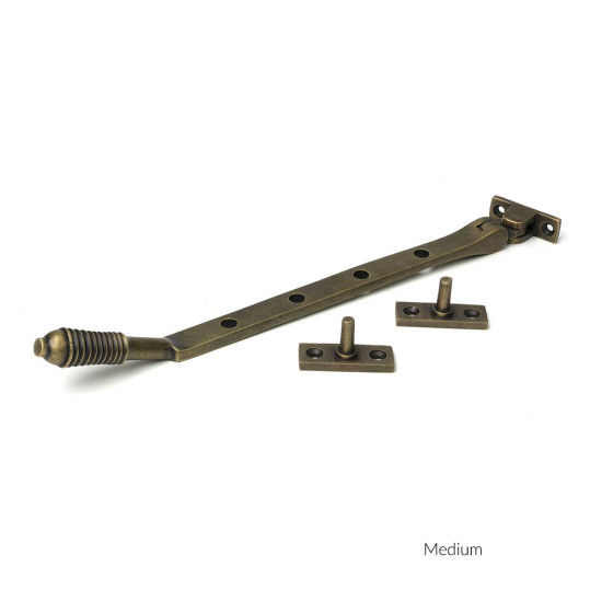 Burnished Brass Reeded Stay