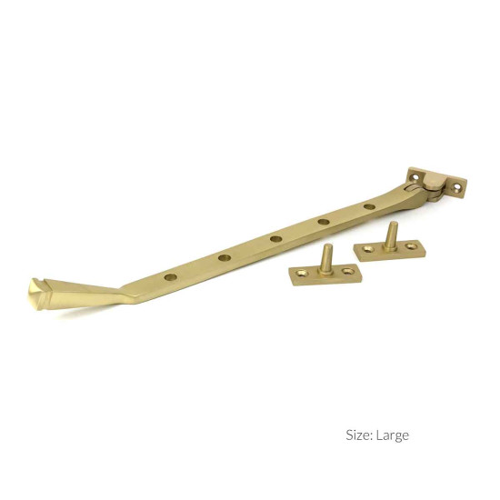 Avon Casement Stay Satin Brass