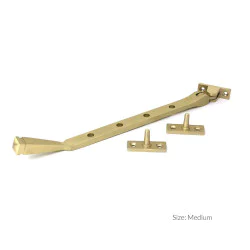Avon Casement Stay - Satin Brass