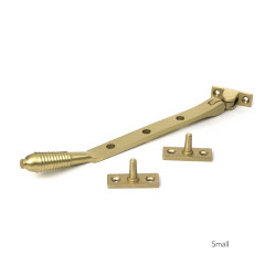 Satin Brass Reeded Stay