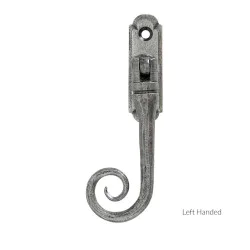 Blacksmith Pewter Patina Locking Monkeytail Espagnolette Fastener