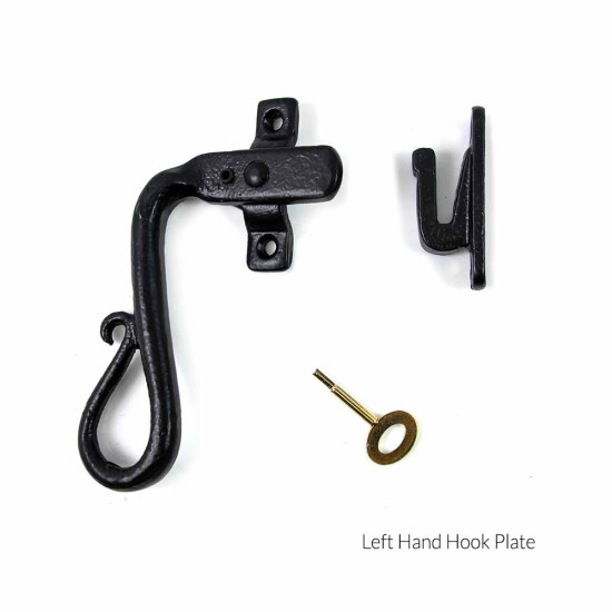 Kirkpatrick 6062 Lockable Casement Fastener - Forged Matt Finish