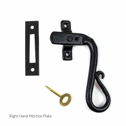 Kirkpatrick 6062 Lockable Casement Fastener - Forged Matt Finish