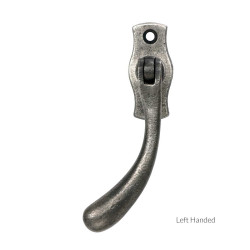 Antique Pewter Pear Drop Espagnolette Casement Fastener