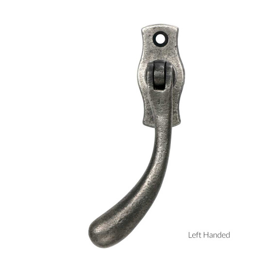 Antique Pewter Pear Drop Espagnolette Casement Fastener