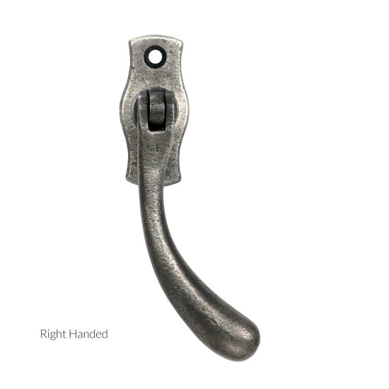 Antique Pewter Pear Drop Espagnolette Casement Fastener