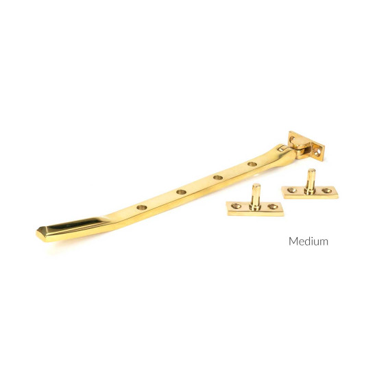 Polished Brass Art Deco Stay