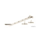 Polished Nickel Art Deco Stay