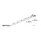 Polished Chrome Art Deco Stay