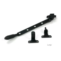 Matt Black Reeded Stay (Steel Window)
