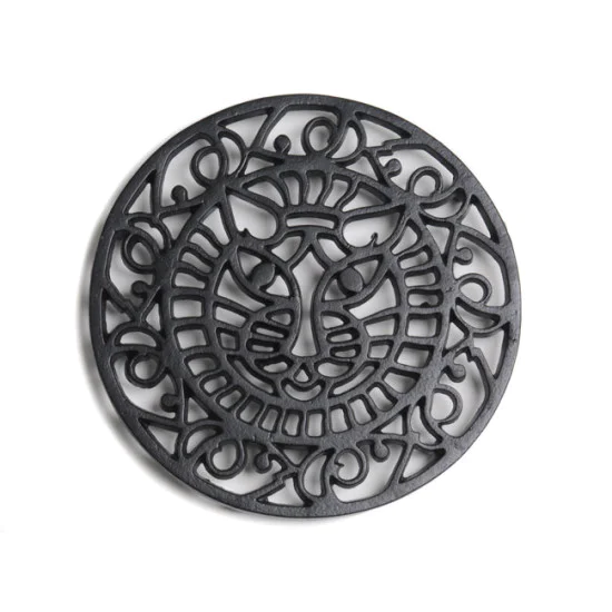 Cats Face Trivet - Heat Resistant for Wood Burning Stoves