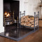 Pewter Rectangular Log Holder