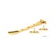 Polished Brass Art Deco Stay